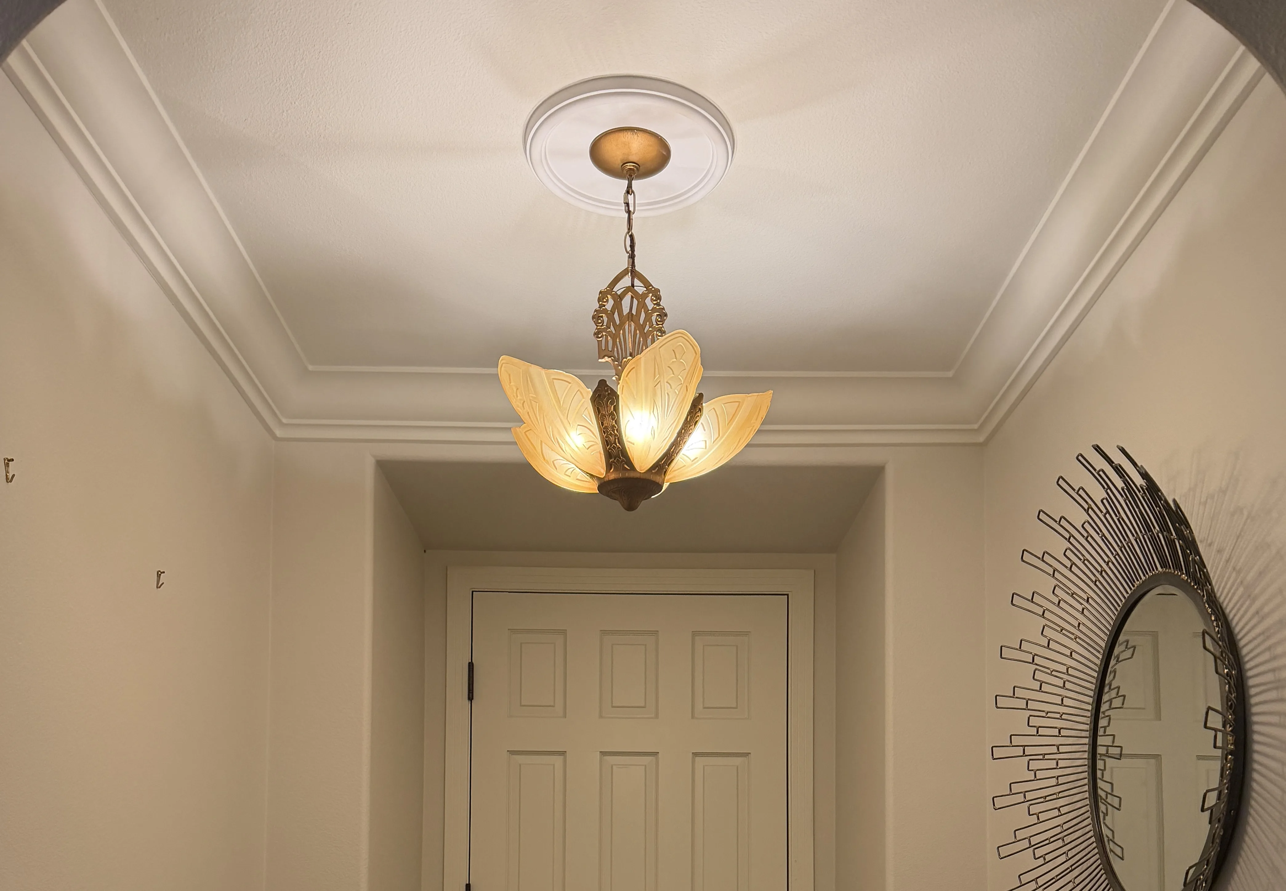 After chandelier conversion Irvine CA