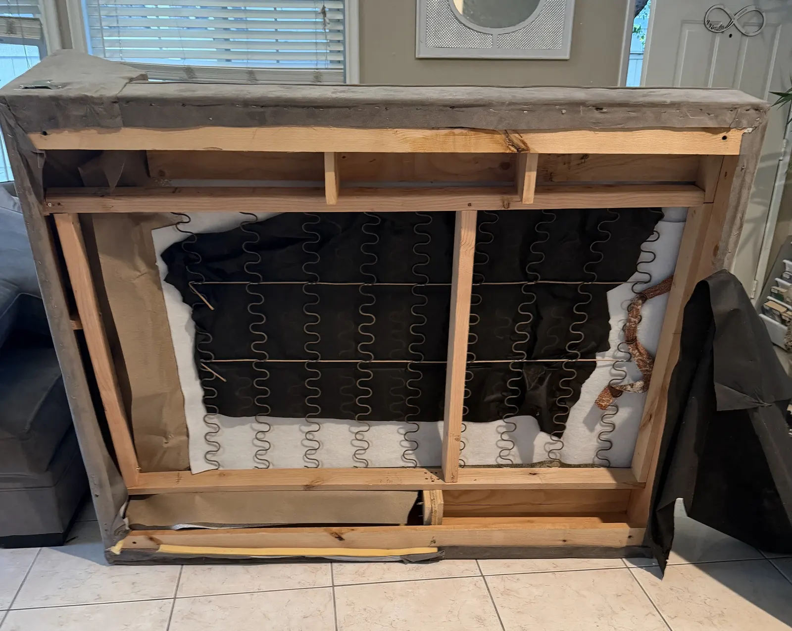 After couch frame repair Orange County CA