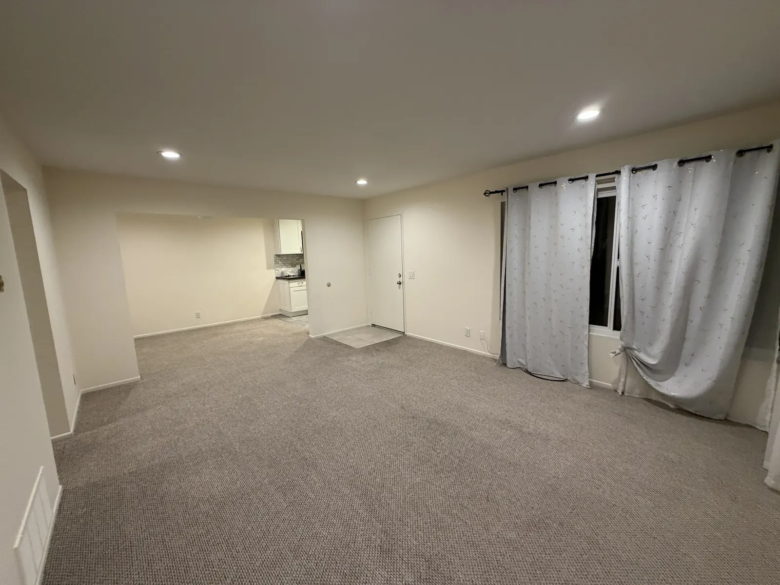 After interior painting living room Orange County CA