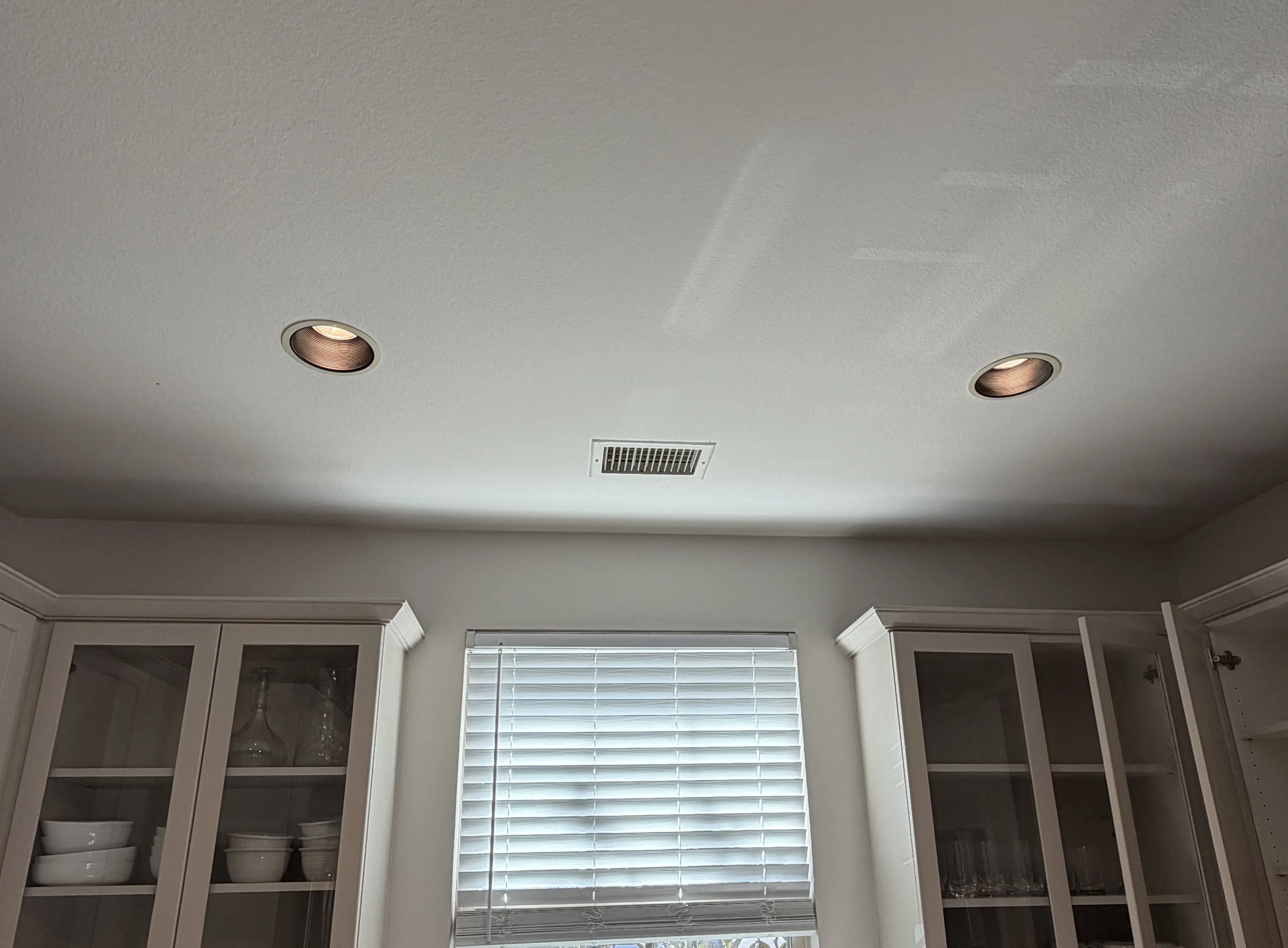 Before recessed lighting installation Irvine CA