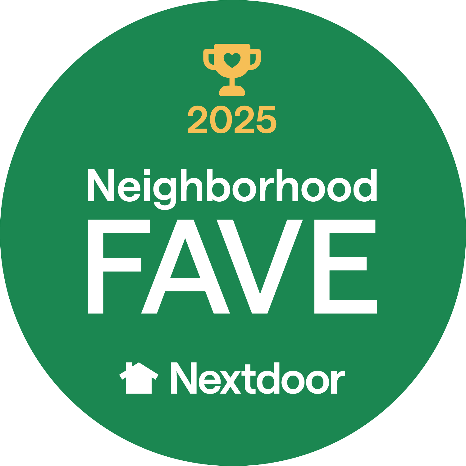 2025 Nextdoor Neighborhood Fave