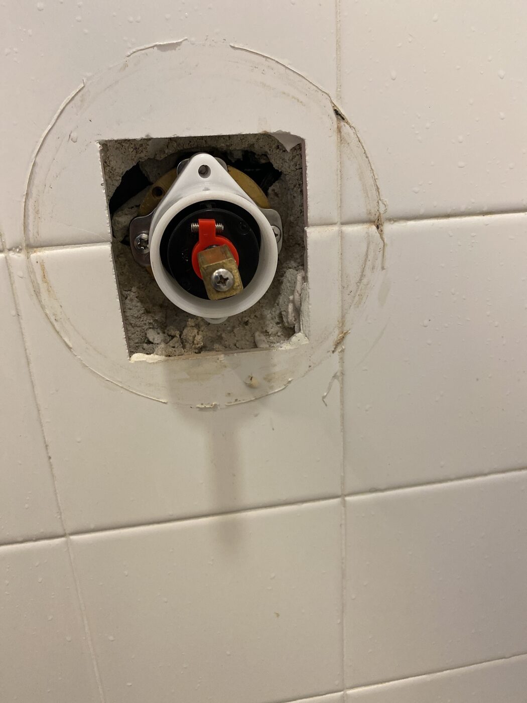 Shower cartridge replacement