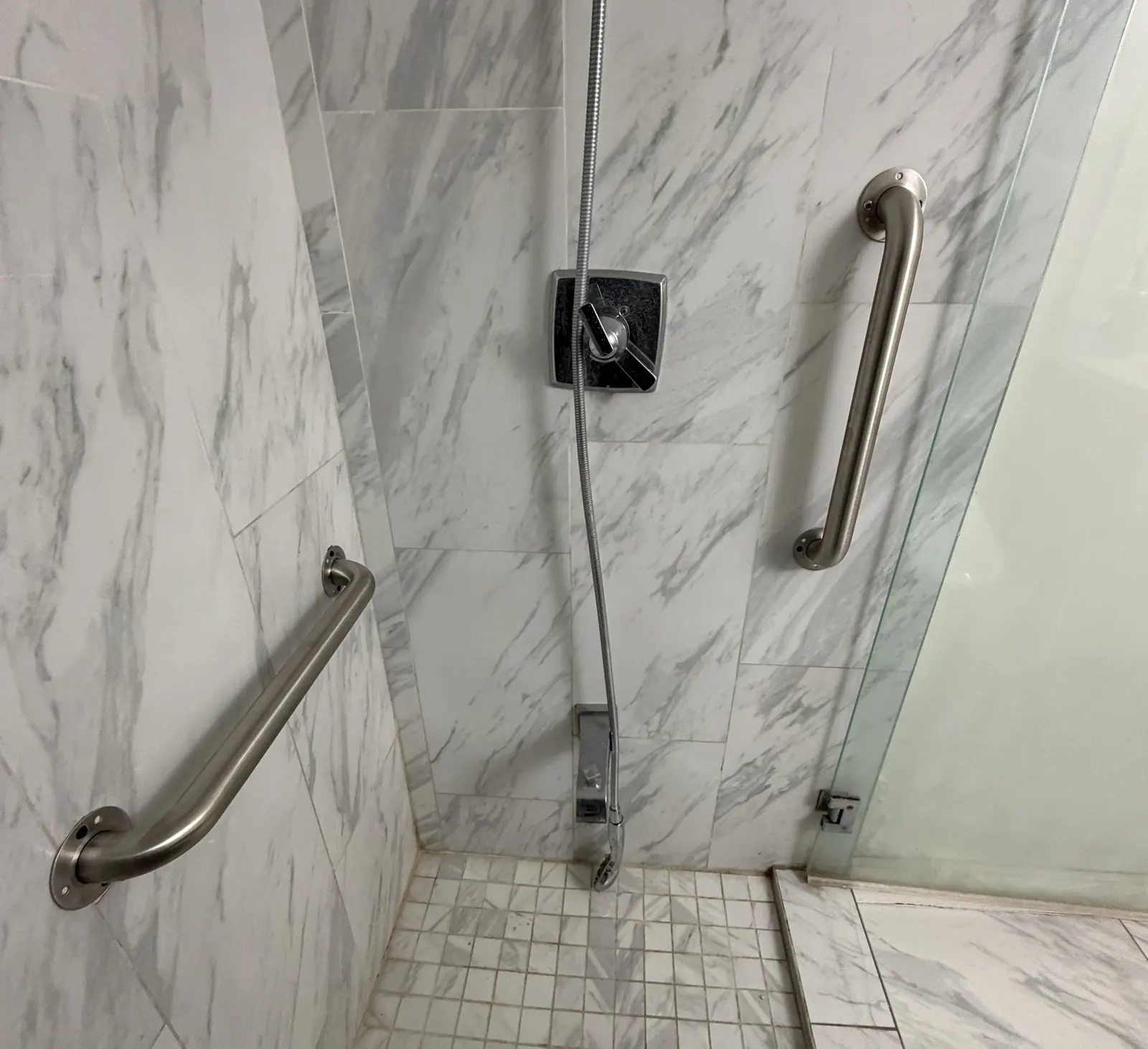 Shower grab bar installation Orange County California