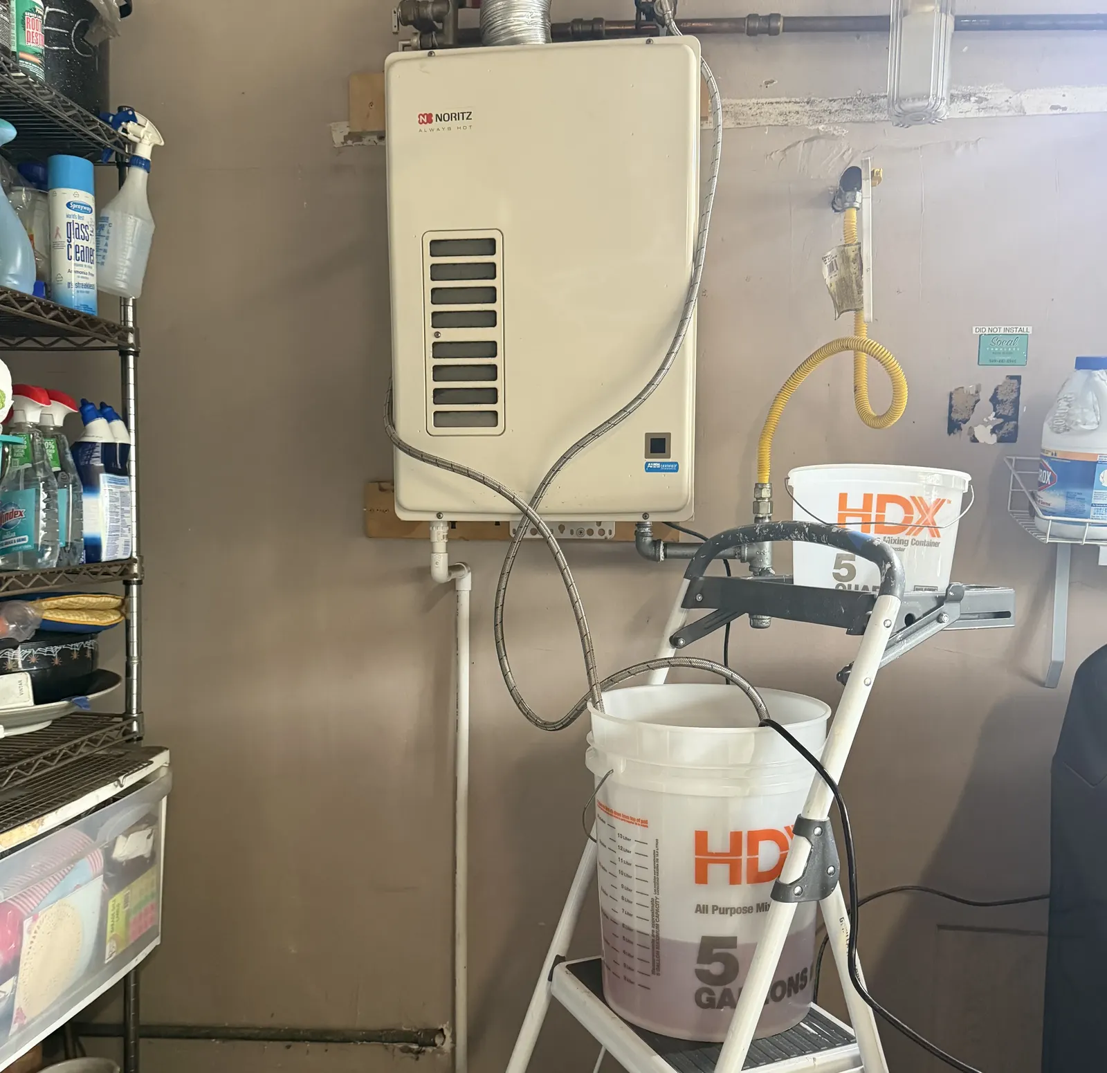 Tankless water heater flush Orange County California